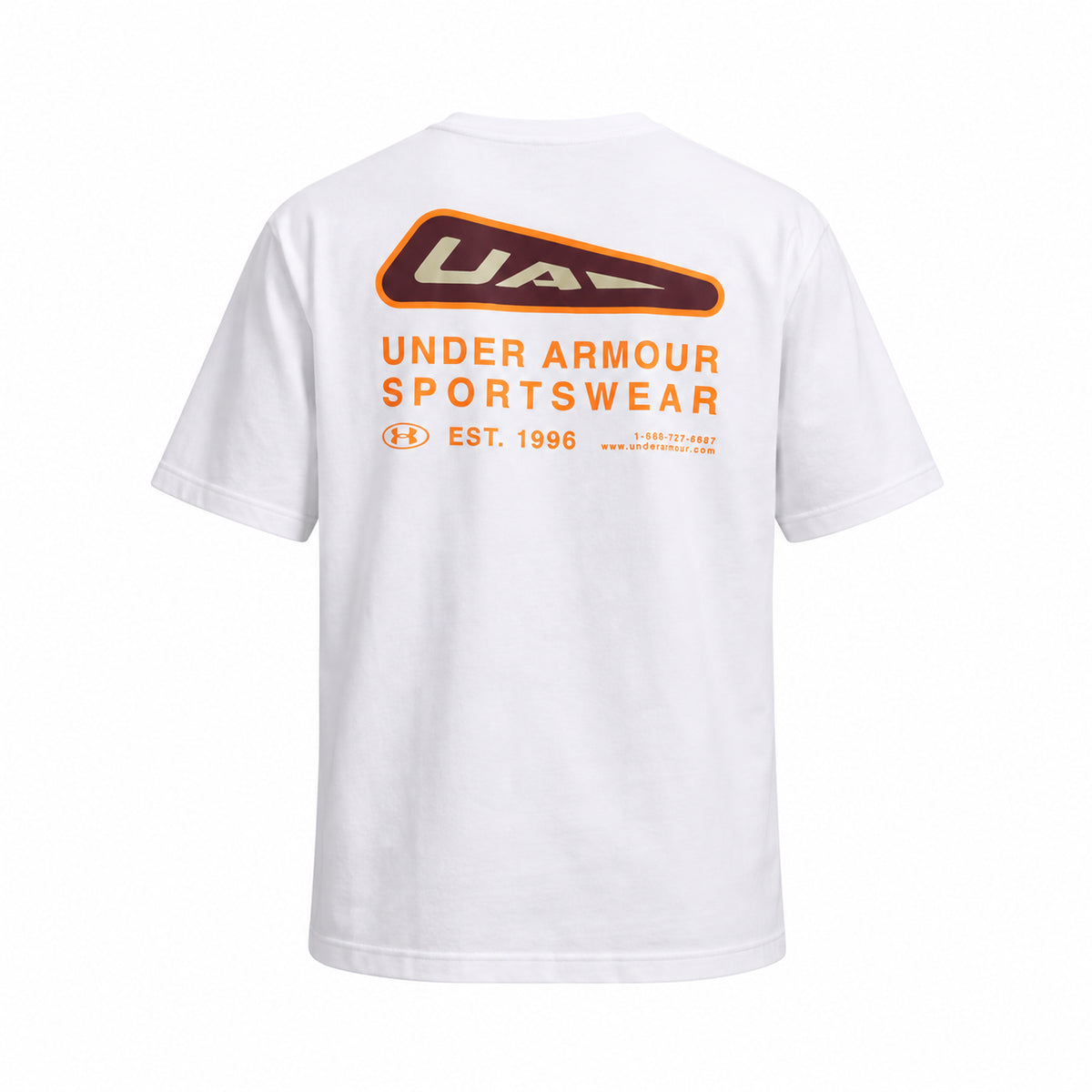 Under Armour UA M 60/40S LC Scorpio SS 6013606-100 2000001078051 – T-Shirt Uomo Bianca in Cotone a Manica Corta per Sport, Allenamento e Tempo Libero, Abbigliamento Sportivo