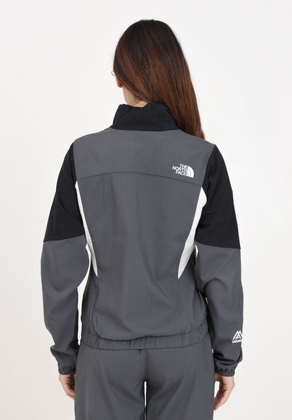 THE NORTH FACE W MA WIND TRACK TOP ANTHRACITE GREY/WHITE D NF0A87FM3OD1