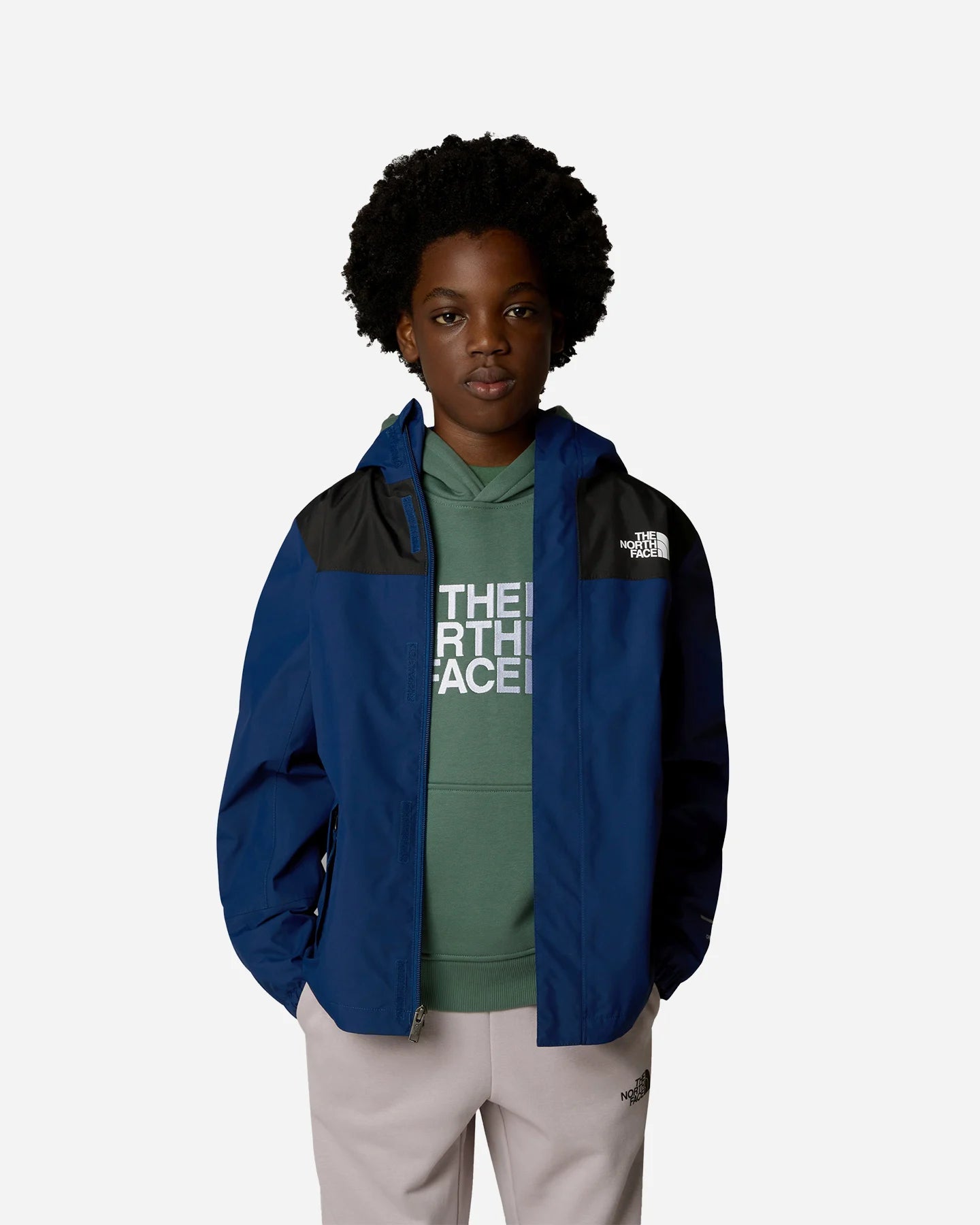 THE NORTH FACE B ANTORA RAIN JACKET ESTATE BLUE NF0A8A48D1R1