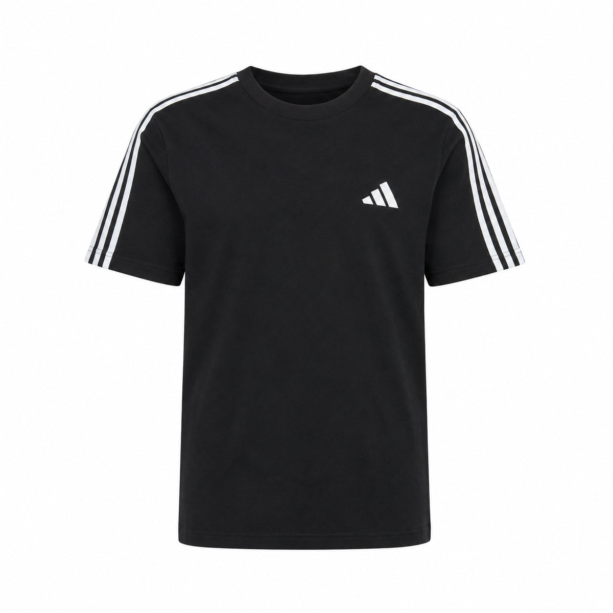 ADIDAS Essentials 3-Stripes Single Jersey - Black/White KX8132
