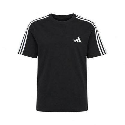 ADIDAS Essentials 3-Stripes Single Jersey - Black/White KX8132