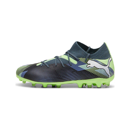 PUMA FUTURE 7 MATCH MG JR GRAY SKIES-PUMA WHITE-FIZZY APPLE 107946-03
