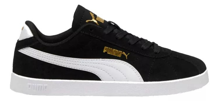 PUMA CLUB II JR PUMA BLACK-PUMA WHITE-PUMA GOLD 398886-01