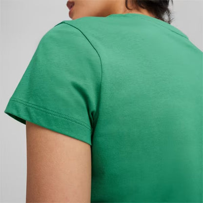 PUMA ESS+ SCRIPT TEE ARCHIVE GREEN 679315-86