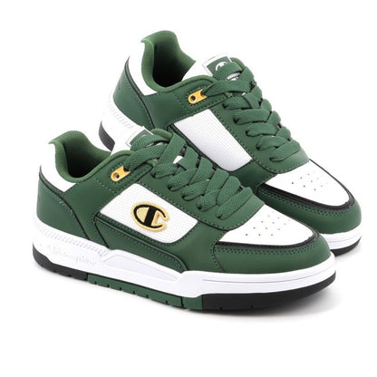 CHAMPION RD18 HERITAGE B GS LOW CUT SHOE GREEN/WHT/YELLOW S32816-GS017