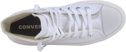 CONVERSE CTAS MOVE HI WHITE/NATURAL IVORY/BLACK scarpe platform donna 568498C