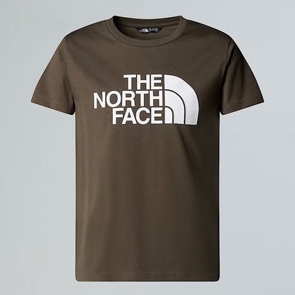 THE NORTH FACE TEEN EASY REGULAR SS TEE NEW TAUPE GREEN NF0A8EHG21L1