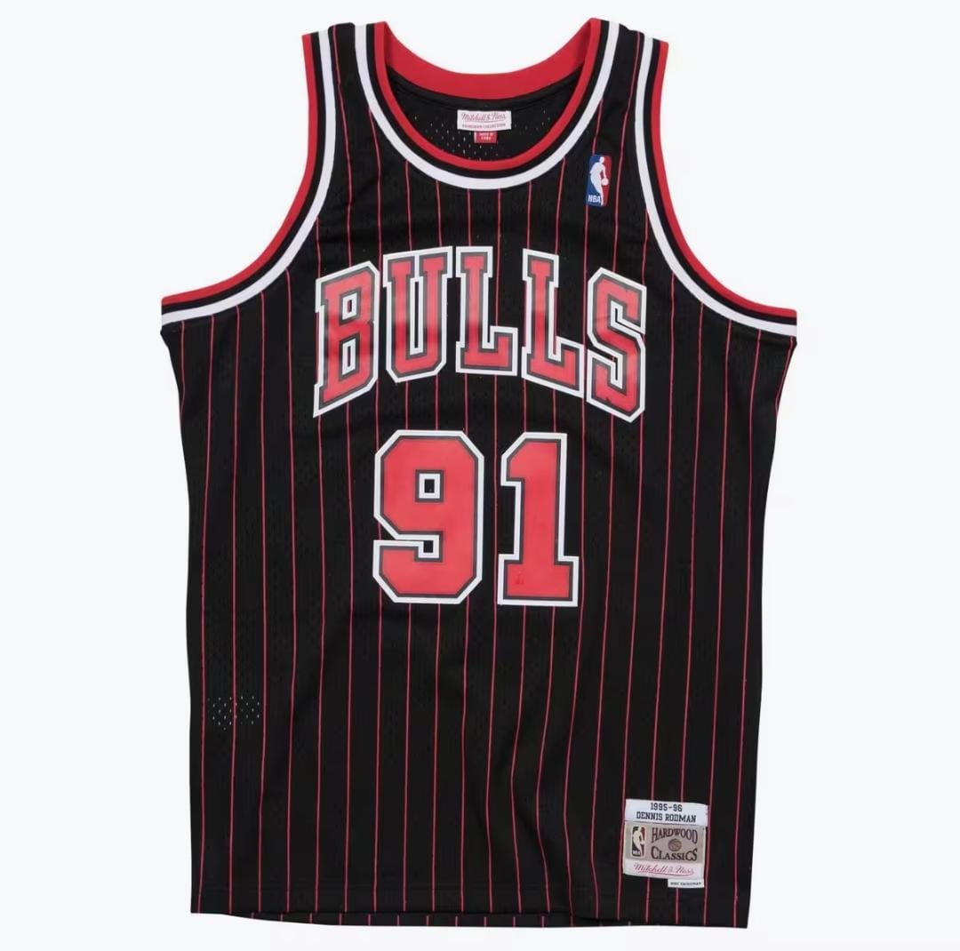 Mitchell & Ness NBA SWINGMAN ALTERNATE JERSEY BULLS 1995 DENNIS RODMAN SMJYGS18150-CBUBLCK95DRD