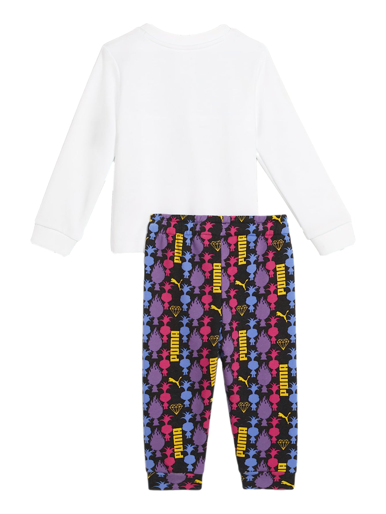 PUMA X TROLLS MINICATS CREW JOGGER TR WHITE 624837-02