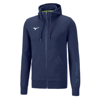 Mizuno Team Miz Sweat FZ Hoodie JNR – Felpa con Cappuccio Bambino 32EC890014