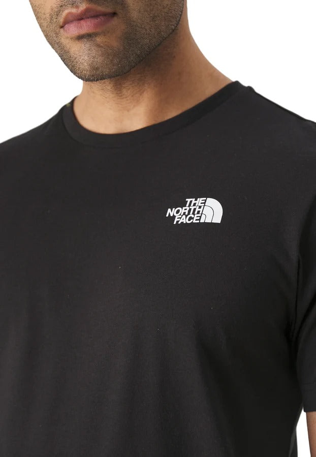 THE NORTH FACE M S/S REDBOX TEE TNF BLACK/OPTIC EMERALD NF0A87NPYQI1