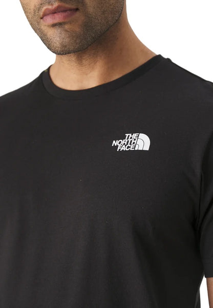 THE NORTH FACE M S/S REDBOX TEE TNF BLACK/OPTIC EMERALD NF0A87NPYQI1