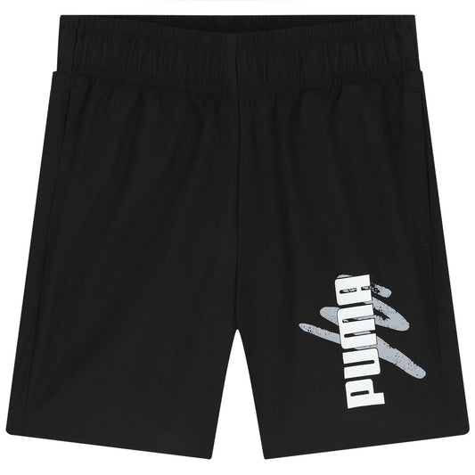 PUMA ESS+ LOGO LAB WOVEN SHORTS 5'' B BLACK 679233-01