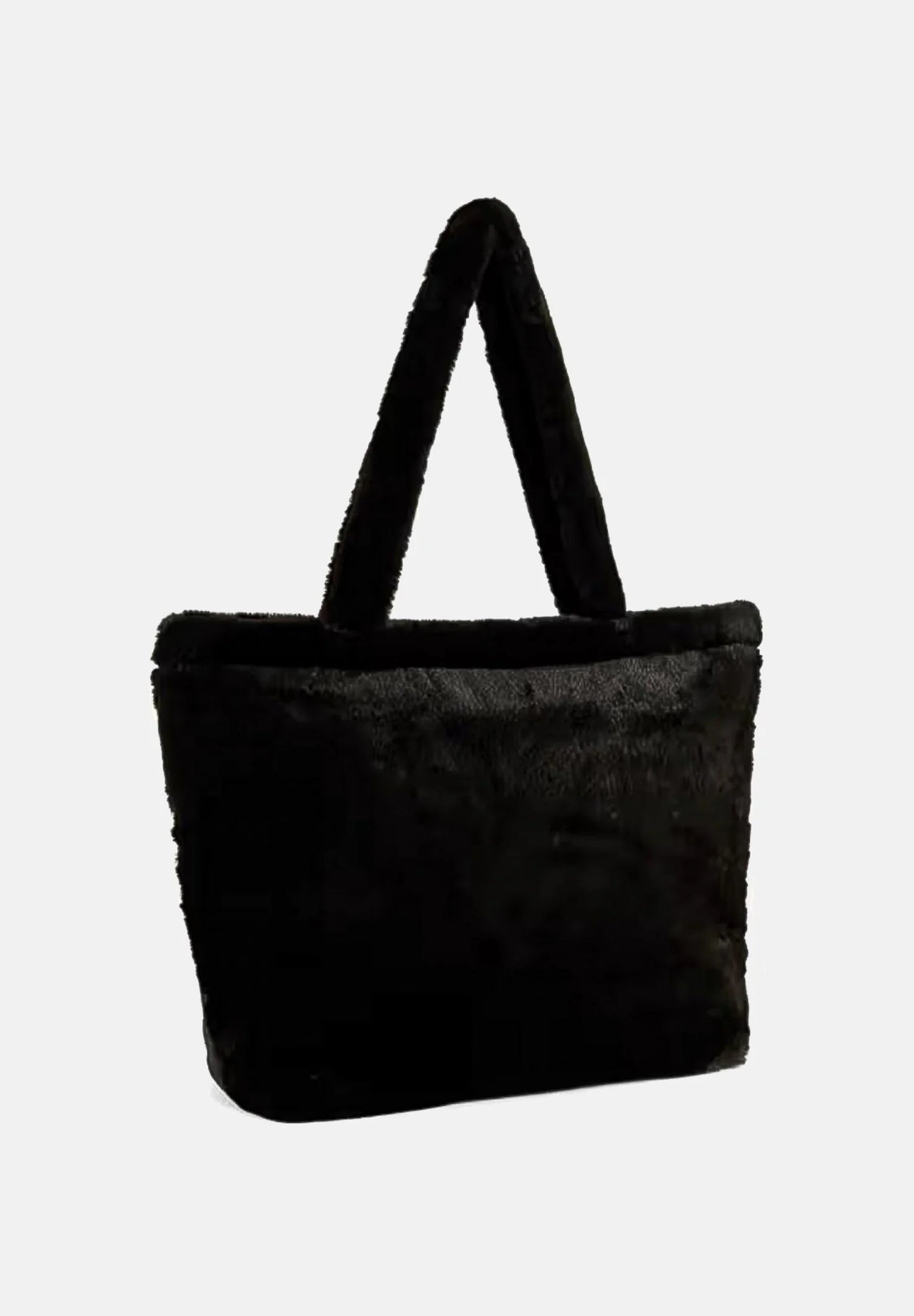 PUMA UP FAUX FUR SHOPPER BLACK 091712-01