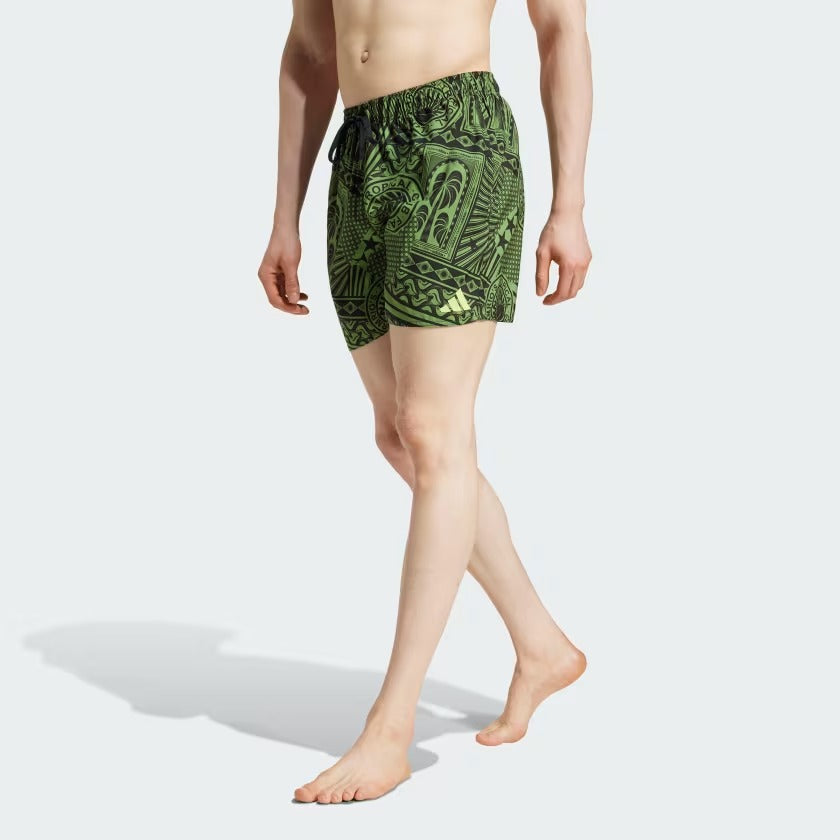 ADIDAS FARM SWIMSHORT CREGRN/BLACK/SEMSPA JG3598