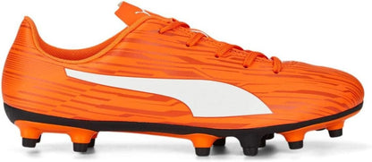 PUMA Rapido III FG/AG Jr DRAGON FIRE- WHITE-CHILI POWDER- BLACK 106576-08