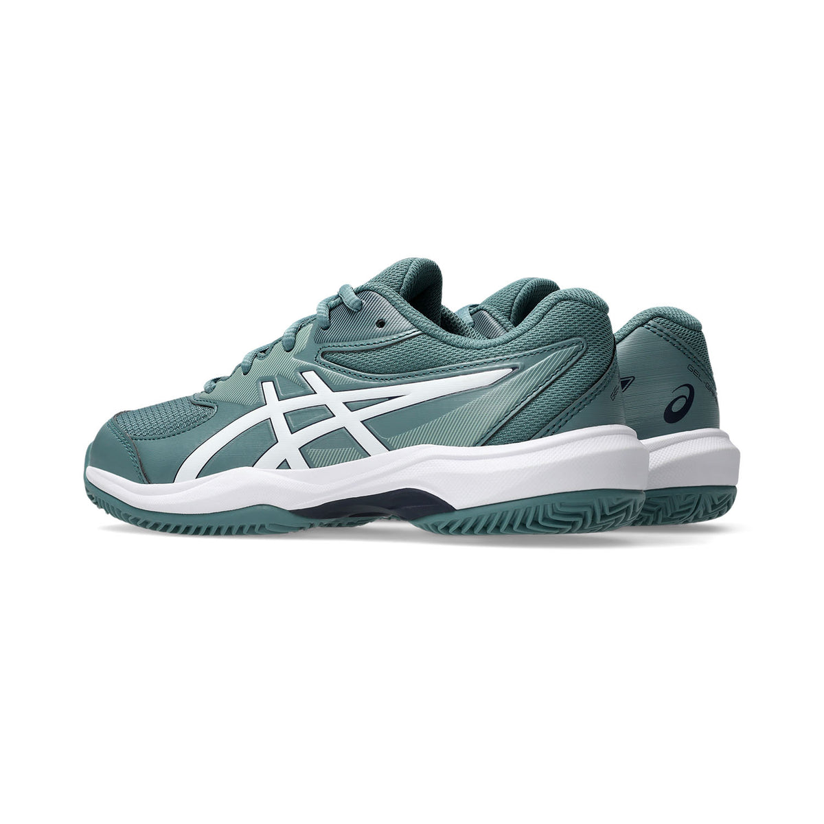 Asics Scarpe da Tennis Bambino Asics Gel-game GS Clay/oc (1044A082-401) – Foggy Teal/White 1044A082-401 – foto 3