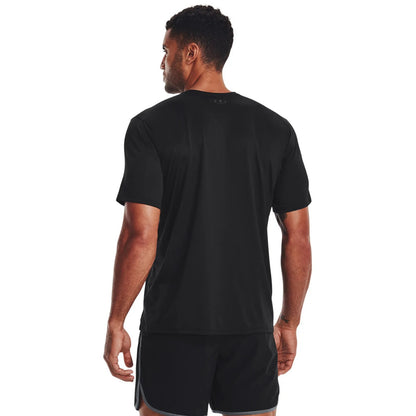 UNDER ARMOUR TECH VENT SS	BLACK/BLACK 1376791-001
