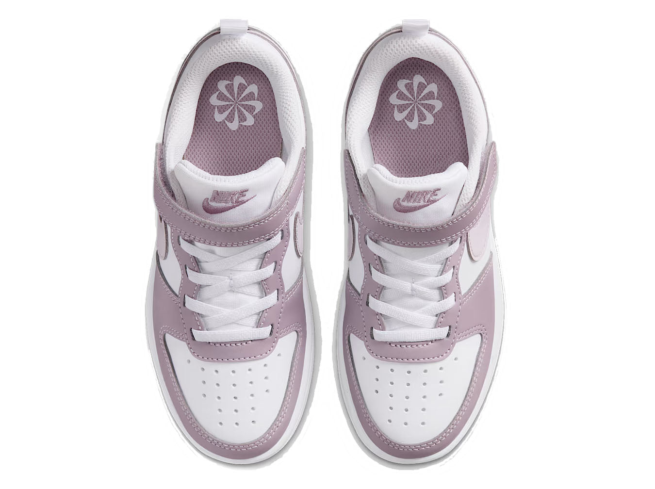 NIKE COURT BOROUGH LOW RECRAFT WHITE/VENICE-PLUM FOG-WHITE DV5457-134