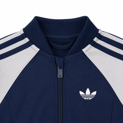 Tuta Adidas SST Tracksuit Bambino Blu Navy Grigio KH0848