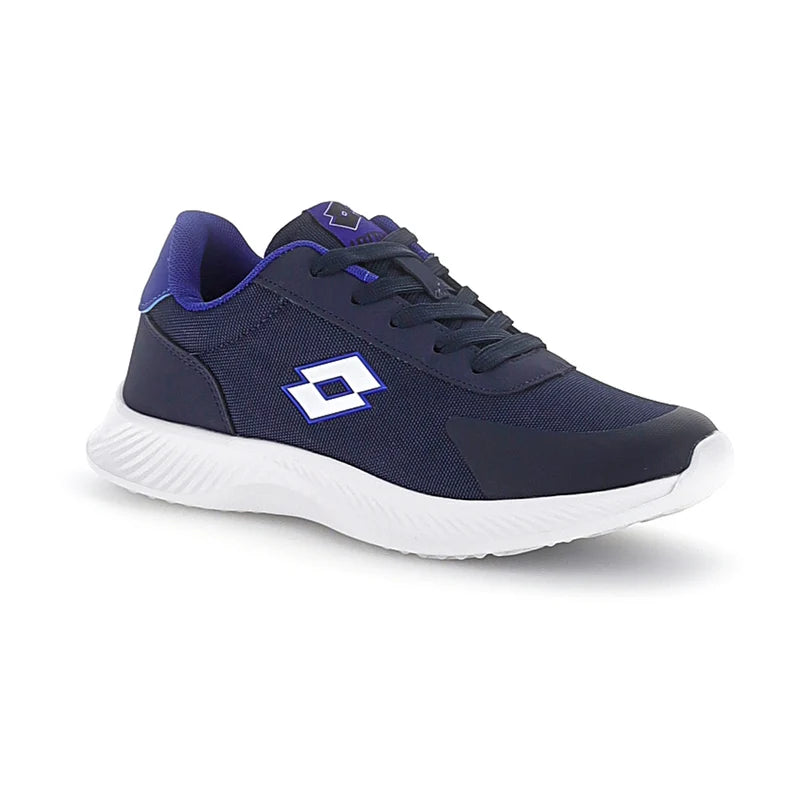 Lotto Run 95 AMF JR Sneakers Running Ragazzo Ragazza in Mesh Blu Dress Blue Silver Metal 2 Pacific Blue Taglie 38-40 224619-1IH