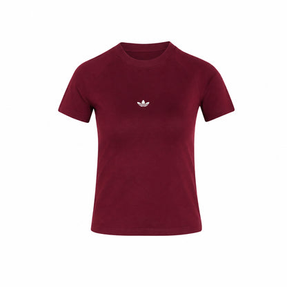 Adidas Aor Ess Slim Tee KR3593 – Borgogna