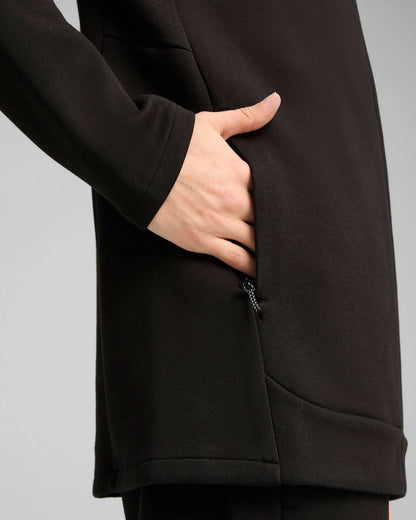 PUMA EVOSTRIPE FULL-ZIP HOODIE DK BLACK 684613-01