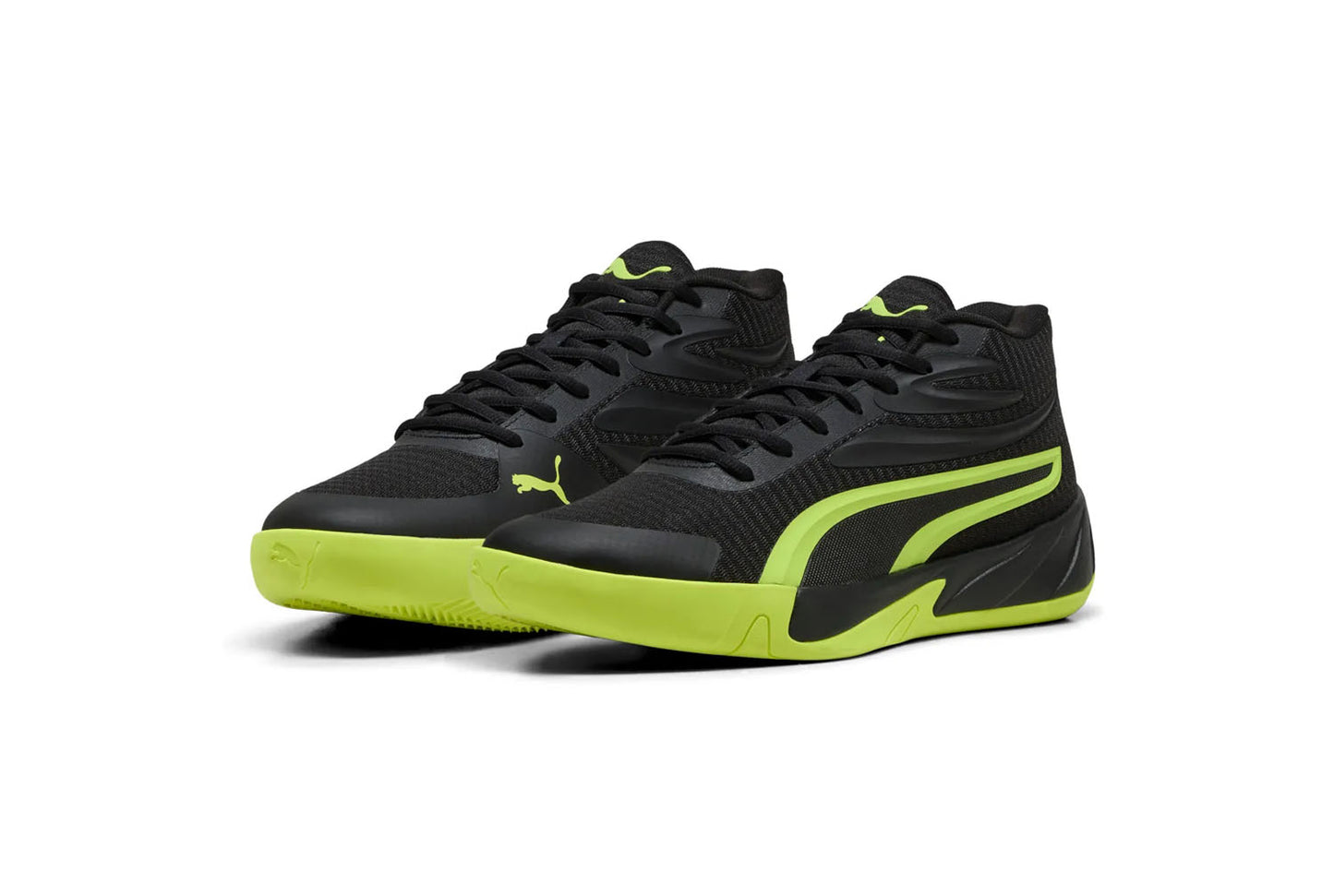 PUMA COURT PRO PUMA BLACK-ELECTRIC LIME 310829-03