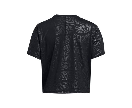 UNDER ARMOUR RUSH ENERGY EMBOSS CROP SS 1383640-001