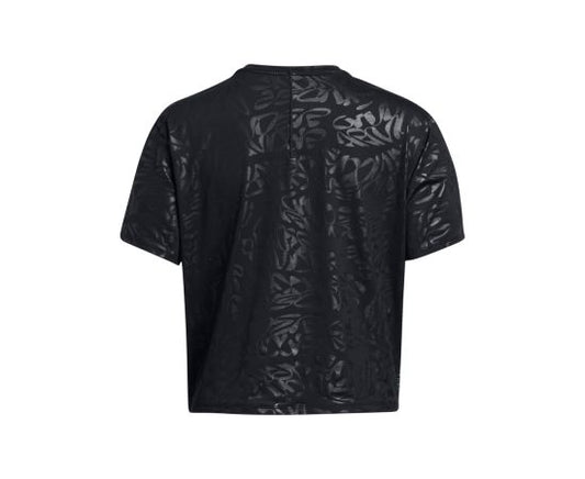 UNDER ARMOUR RUSH ENERGY EMBOSS CROP SS 1383640-001