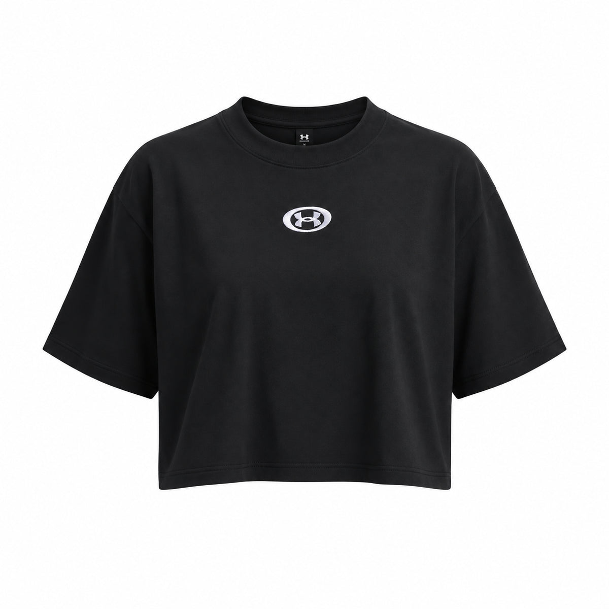 Under Armour T-Shirt Crop W Center 6015217-001 – Nero