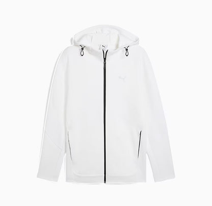 PUMA EVOSTRIPE FULL-ZIP HOODIE DK WHITE 684613-02