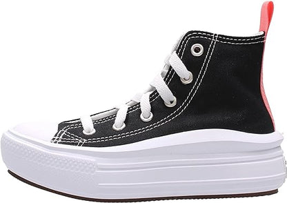 CONVERSE CTAS MOVE HI BLACK/PINK SALT/WHITE 371527C