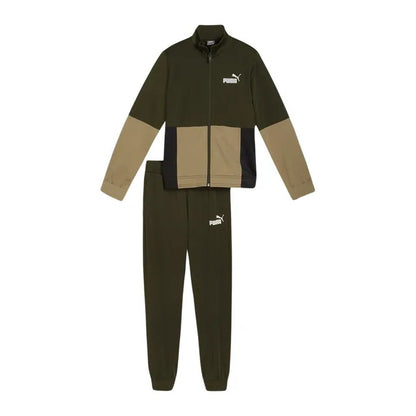 PUMA COLORBLOCK POLY SUIT CL B DARK OLIVE 676373-70