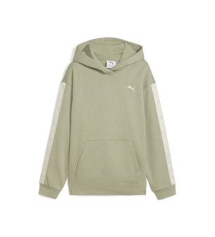 PUMA ESS TAPE RELAXED HOODIE FL G GREEN 688491-82