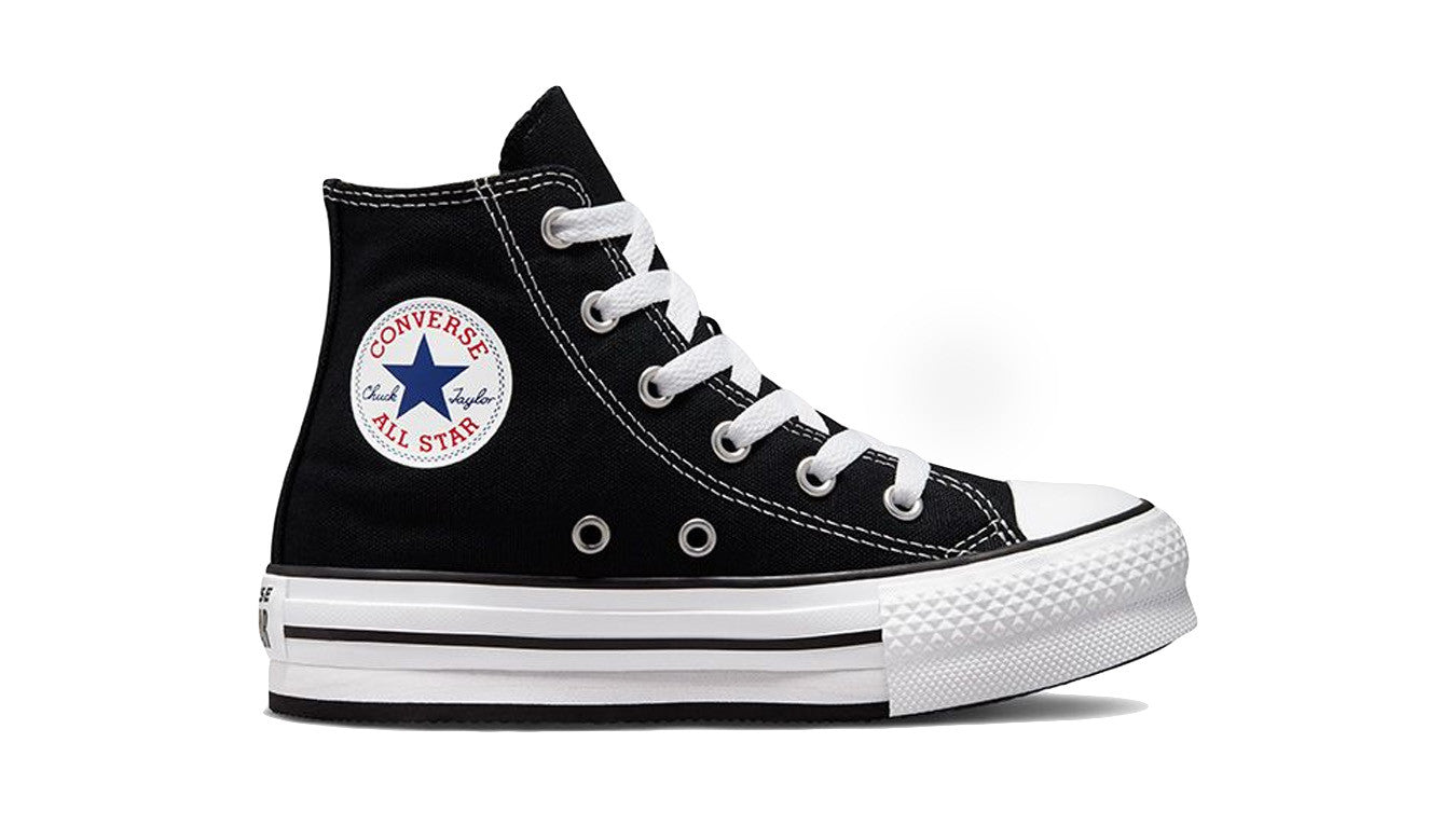 CONVERSE CTAS EVA LIFT HI BLACK/WHITE/BLACK 372859C