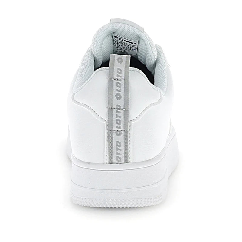 Lotto Cavaliers AMF JR – Sneaker Unisex Ragazzo in Ecopelle | Bianco