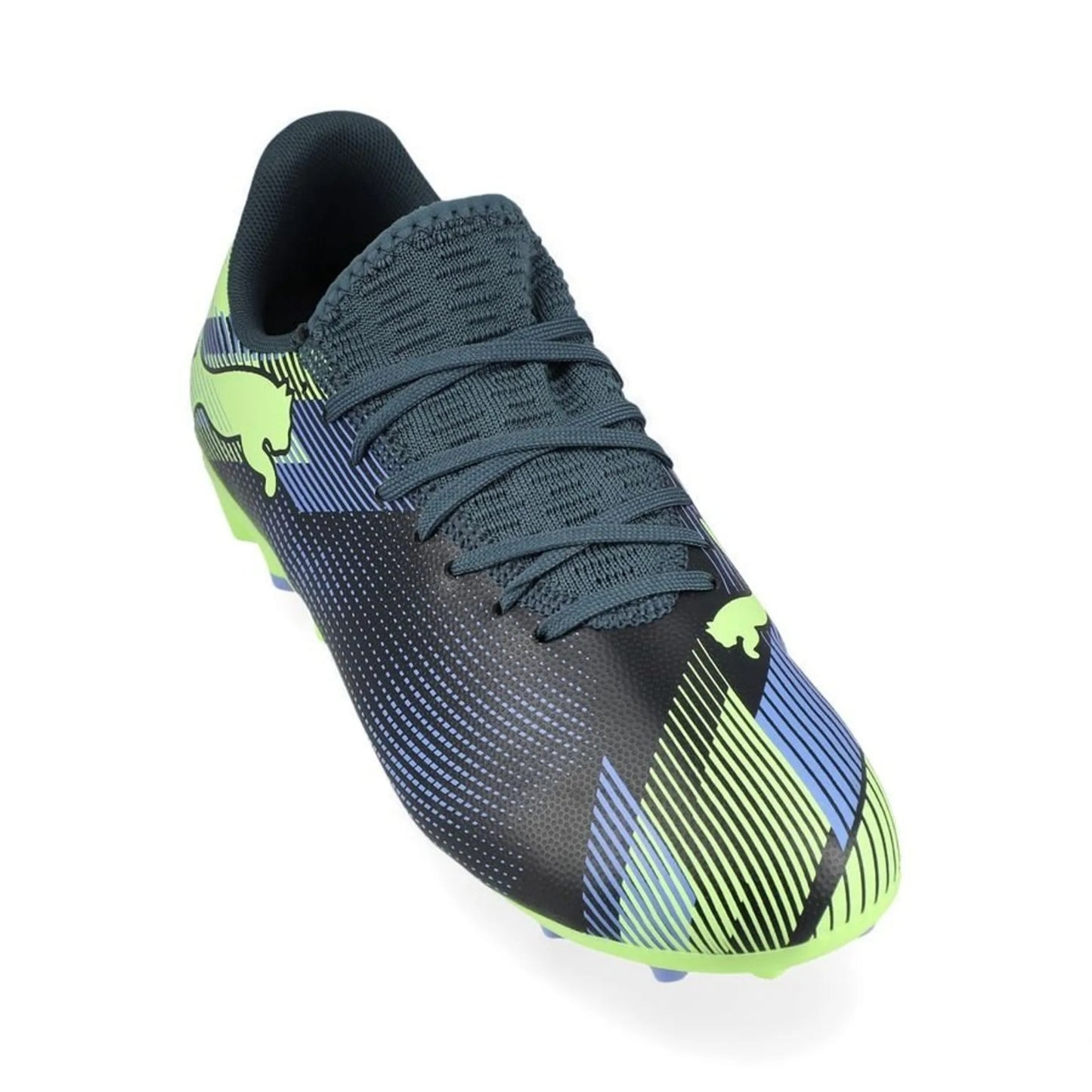 PUMA FUTURE 7 PLAY MG JR GRAY SKIES-ELEKTRO PURPLE-FIZZY APPLE-PUMA WHITE 108019-03