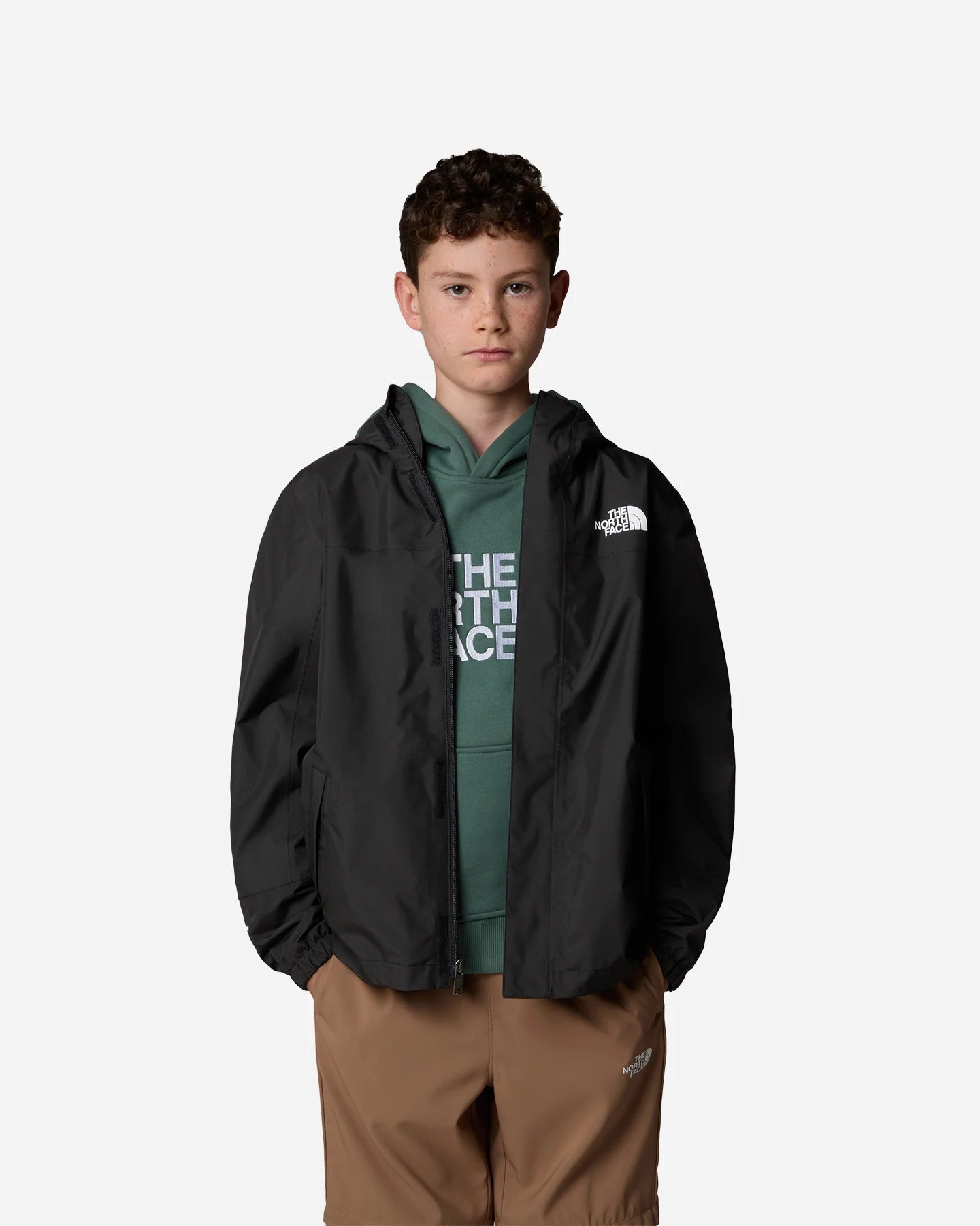 THE NORTH FACE B ANTORA RAIN JACKET TNF BLACK/TNF BLACK NF0A8A48KX71
