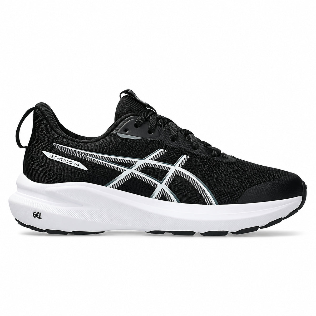 Asics Scarpe da Running Bambino Asics GT-1000 14 GS (1014A382-002) – Black/Steel Grey 1014A382-002