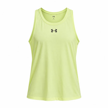 Under Armour Baseline Cotton Tank – Canotta uomo giallo in jersey di cotone – 1361901-727