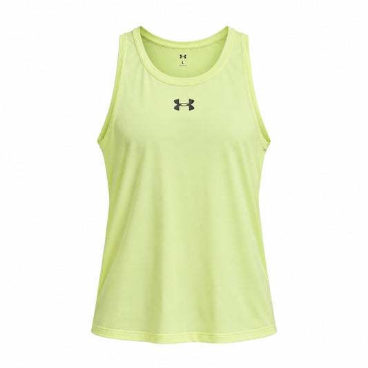 Under Armour Baseline Cotton Tank – Canotta uomo giallo in jersey di cotone – 1361901-727