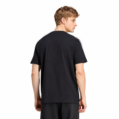 ADIDAS Essentials 3-Stripes Single Jersey - Black/White KX8132