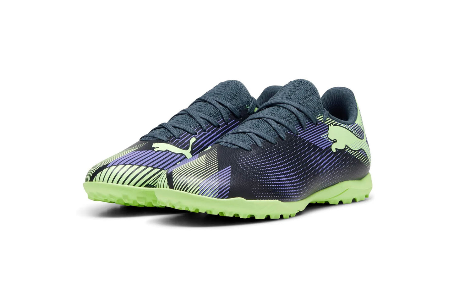 PUMA FUTURE 7 PLAY TT GRAY SKIES-ELEKTRO PURPLE-FIZZY APPLE-PUMA WHITE 107943-03