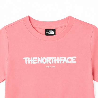 The North Face Kid Bubble Logo Legging Set Fucsia