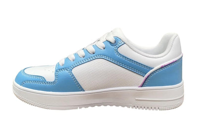 CHAMPION RD18 2.0 LOW G GS LOW CUT SHOE WHT/AQBL/OFF S32679-WW007