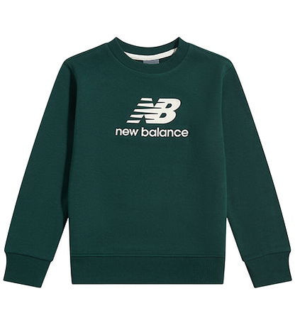 New Balance FT Stacked Logo Crew & Jog Set LAKB0321-NOG | Unisex Bambino | Nordic Green