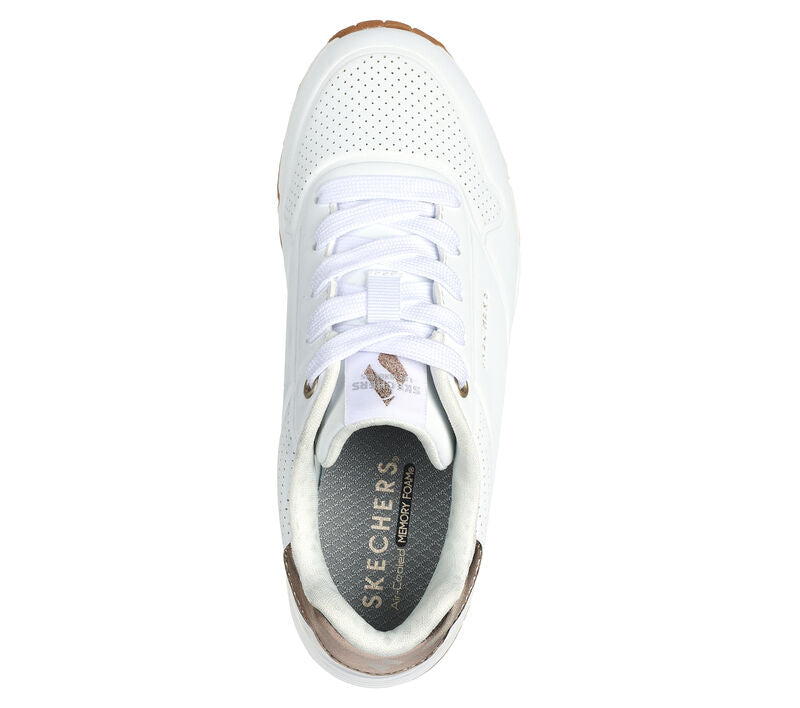 SKECHERS UNO GEN1 - SHIMMER A 310545L-WHT