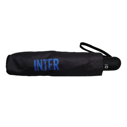 Inter Ombrello Tascabile IN1655 – Nero, accessorio unisex per la pioggia da portare con te, idea regalo per tifosi interisti e appassionati di calcio.