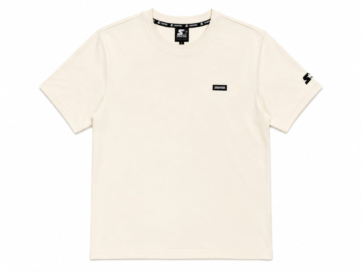Starter T-Shirt Manica Corta Unisex Crema 74571 – foto 3